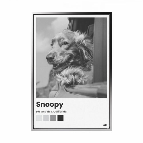 Framed Canvas Black 24x36 Base Mock Up