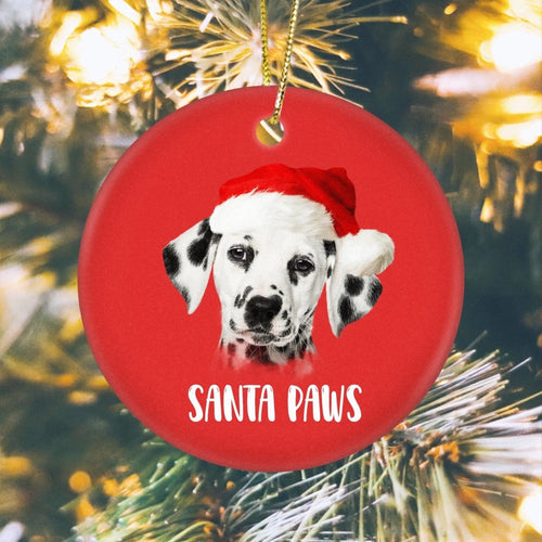 Custom Pet Face Christmas Ornament