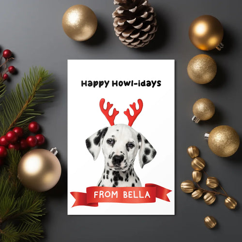 Greetings Card 3.5 X 5 Vertical Christmas Mock Up