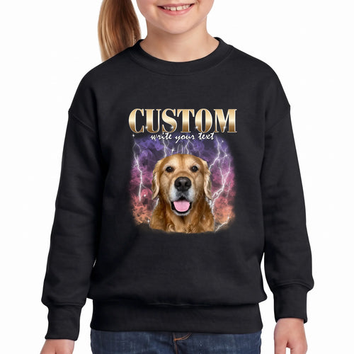 Children's Front Side - Sweatshirt Black