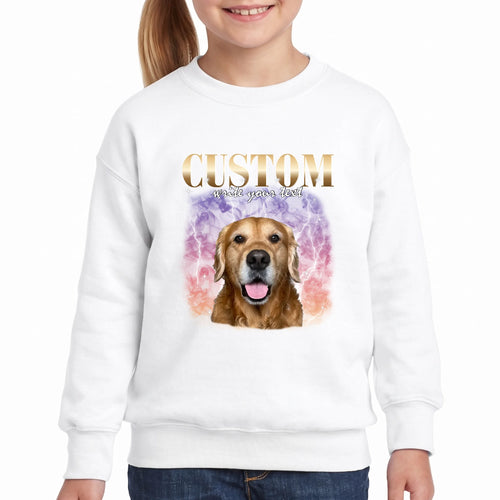 Children's Front Side - Sweatshirt Black