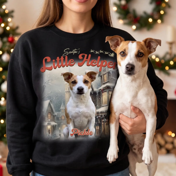 Custom Vintage Christmas Pet Sweatshirt