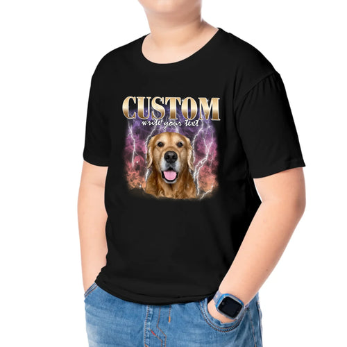 Lifestyle Youth TShirt Mock Up - Black