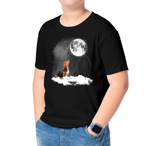 Lifestyle Youth TShirt Mock Up - Black