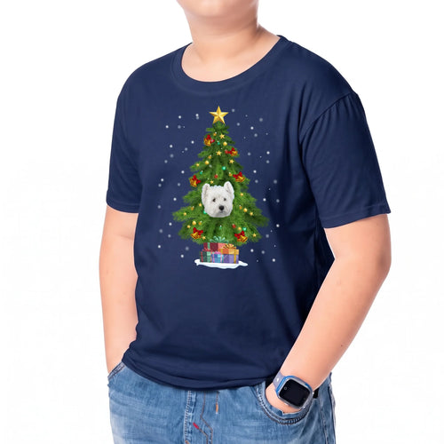 Lifestyle Youth TShirt Mock Up - Light Blue