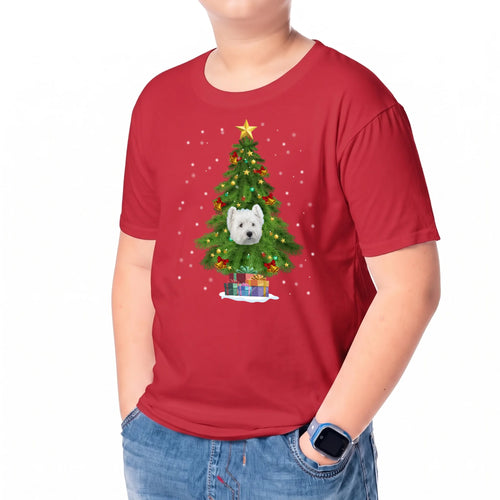 Lifestyle Youth TShirt Mock Up - Light Blue