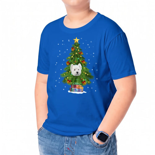 Lifestyle Youth TShirt Mock Up - Light Blue