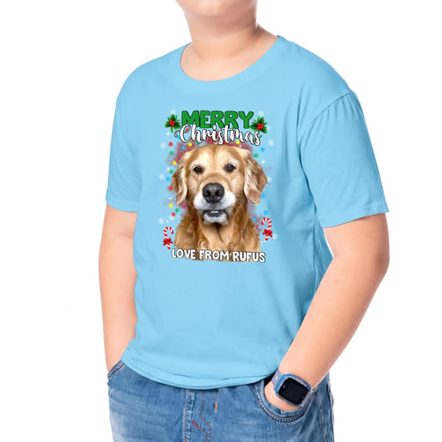 Lifestyle Youth TShirt Mock Up - Light Blue