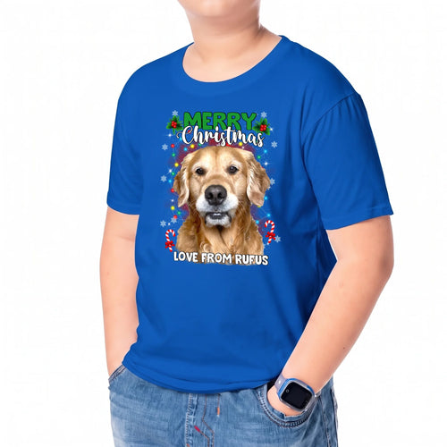 Lifestyle Youth TShirt Mock Up - Light Blue