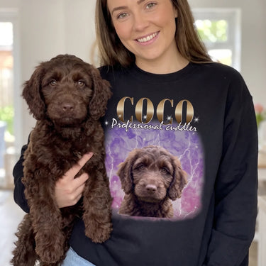Custom Vintage Style Pet Sweatshirt
