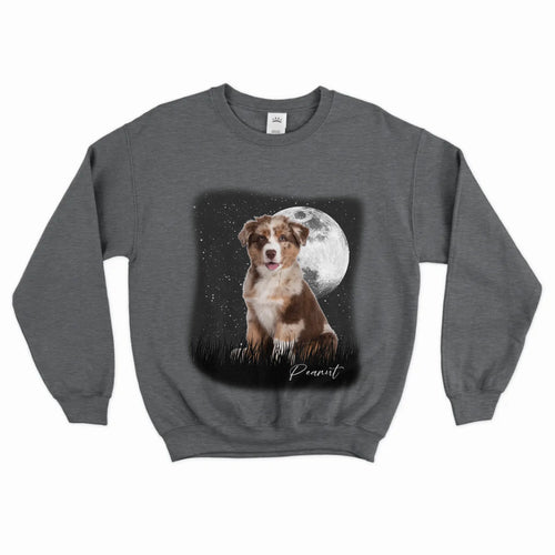 Front Side - Sweatshirt - Charcoal Heather #3A3A38 1080P