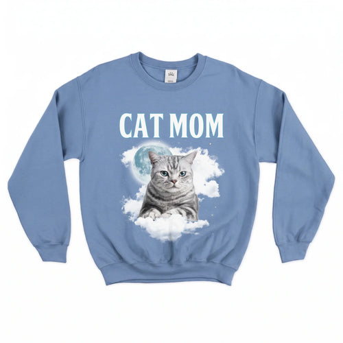 Front Side - Sweatshirt - Soft Blue #80A7DE 1080P