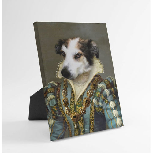 Crown and Paw - Standing Canvas The Sapphire Queen - Custom Standing Canvas