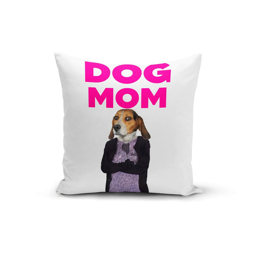 Crown and Paw - Throw Pillow Bad Mom - Custom Throw Pillow