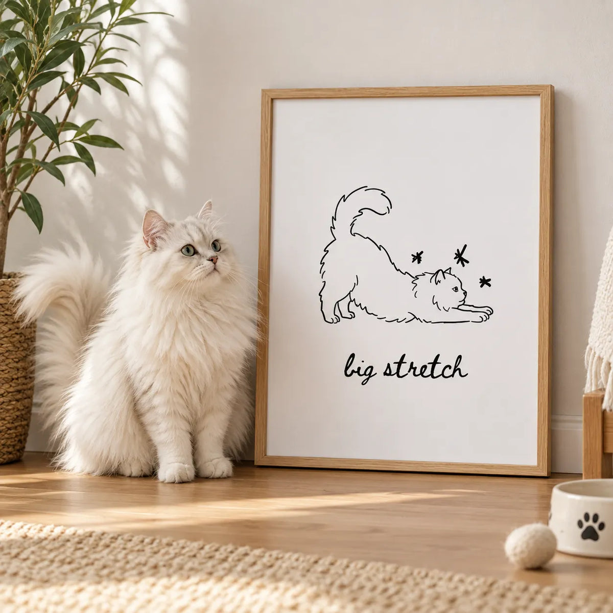Big Stretch Custom Pet Portrait