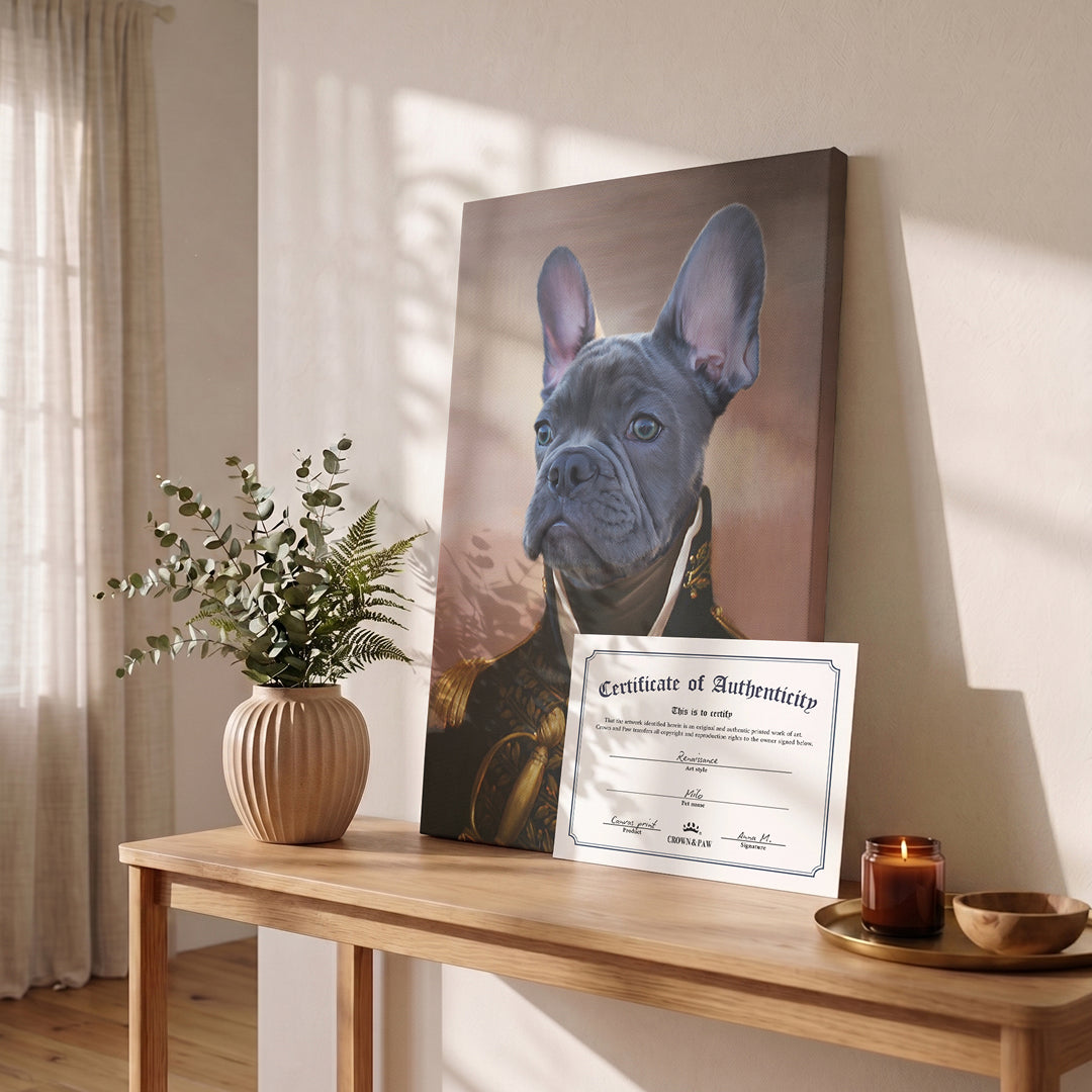 The Colonel - Custom Pet Canvas