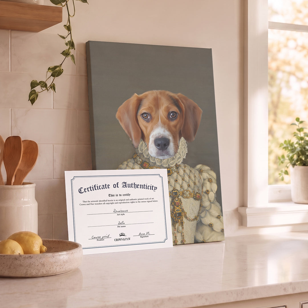 The Queen - Custom Pet Canvas