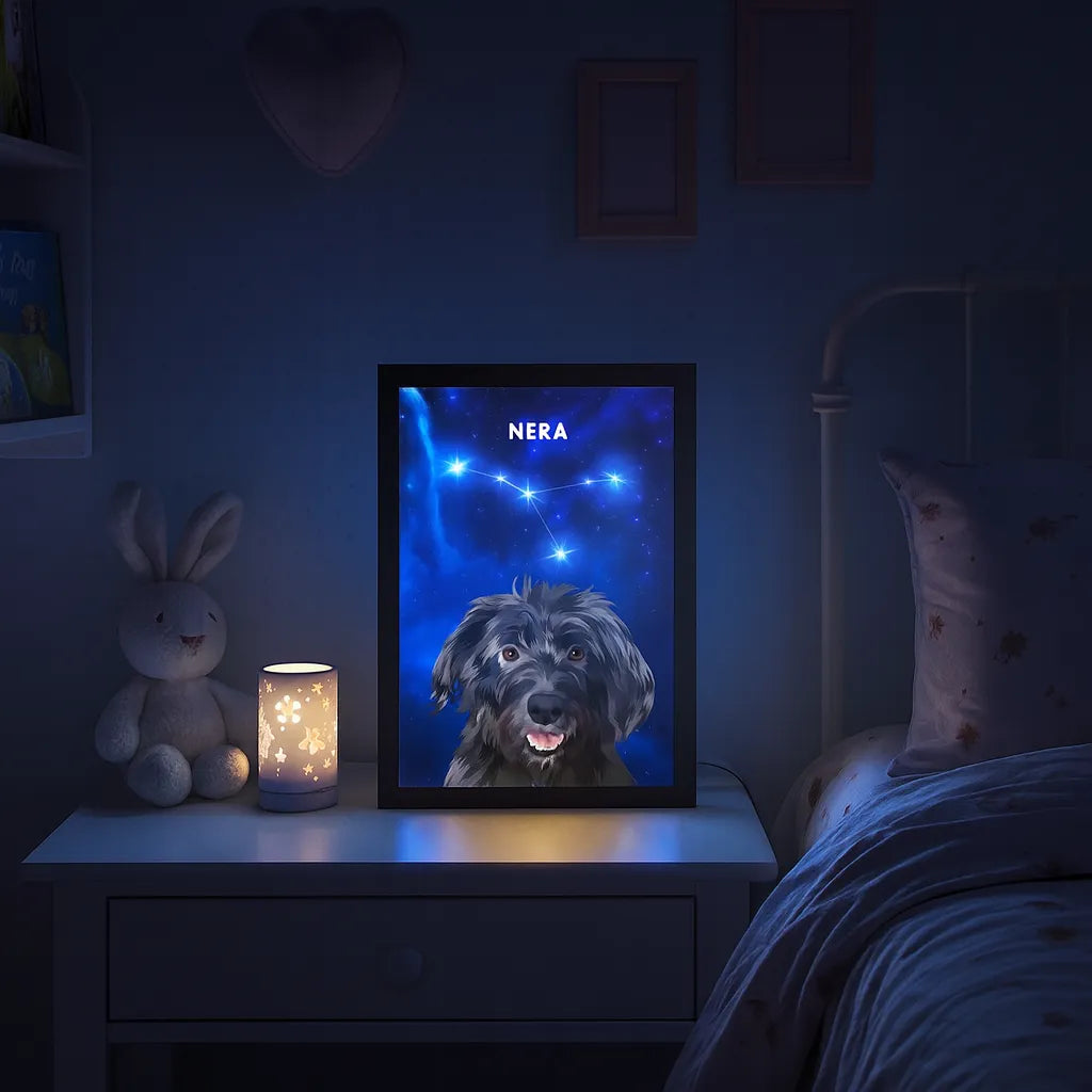 Constellation Pet Portrait LED Night Light