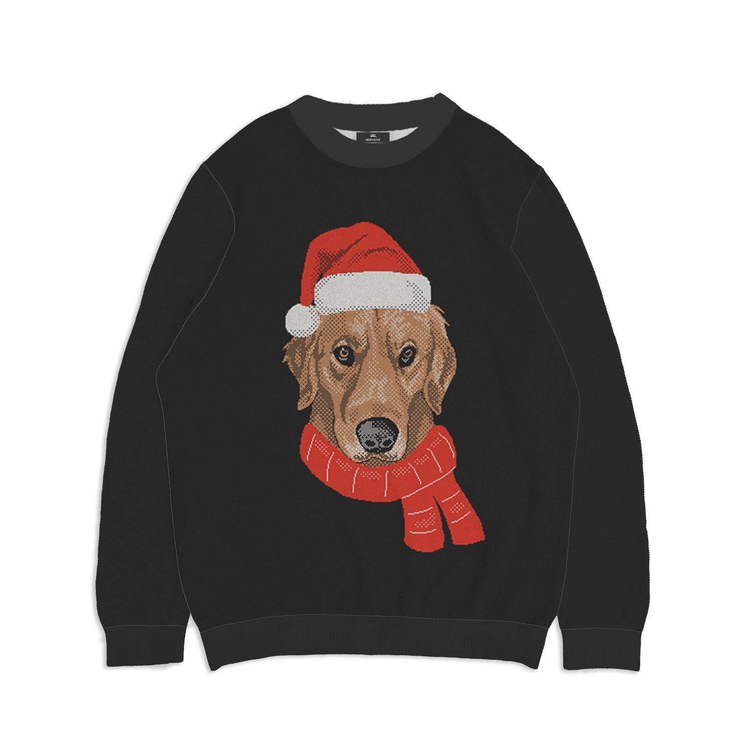 Custom Christmas Pet Face Sweater - Custom Christmas Knitwear