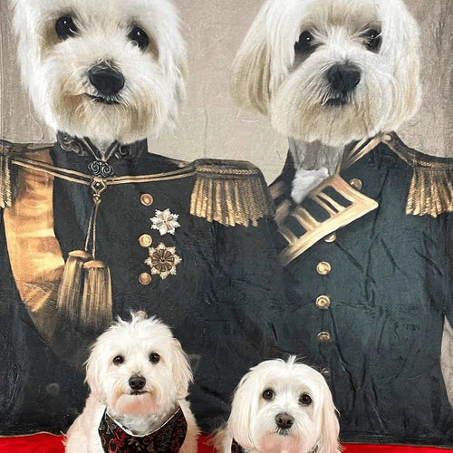 Crown and Paw - Blanket The Brothers In Arms - Custom Pet Blanket