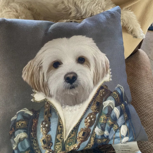 The Sapphire Queen - Custom Throw Pillow