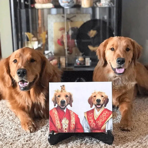 額装「忠犬」Dogs are very loyal 額装「忠犬」Dogs are very loyal