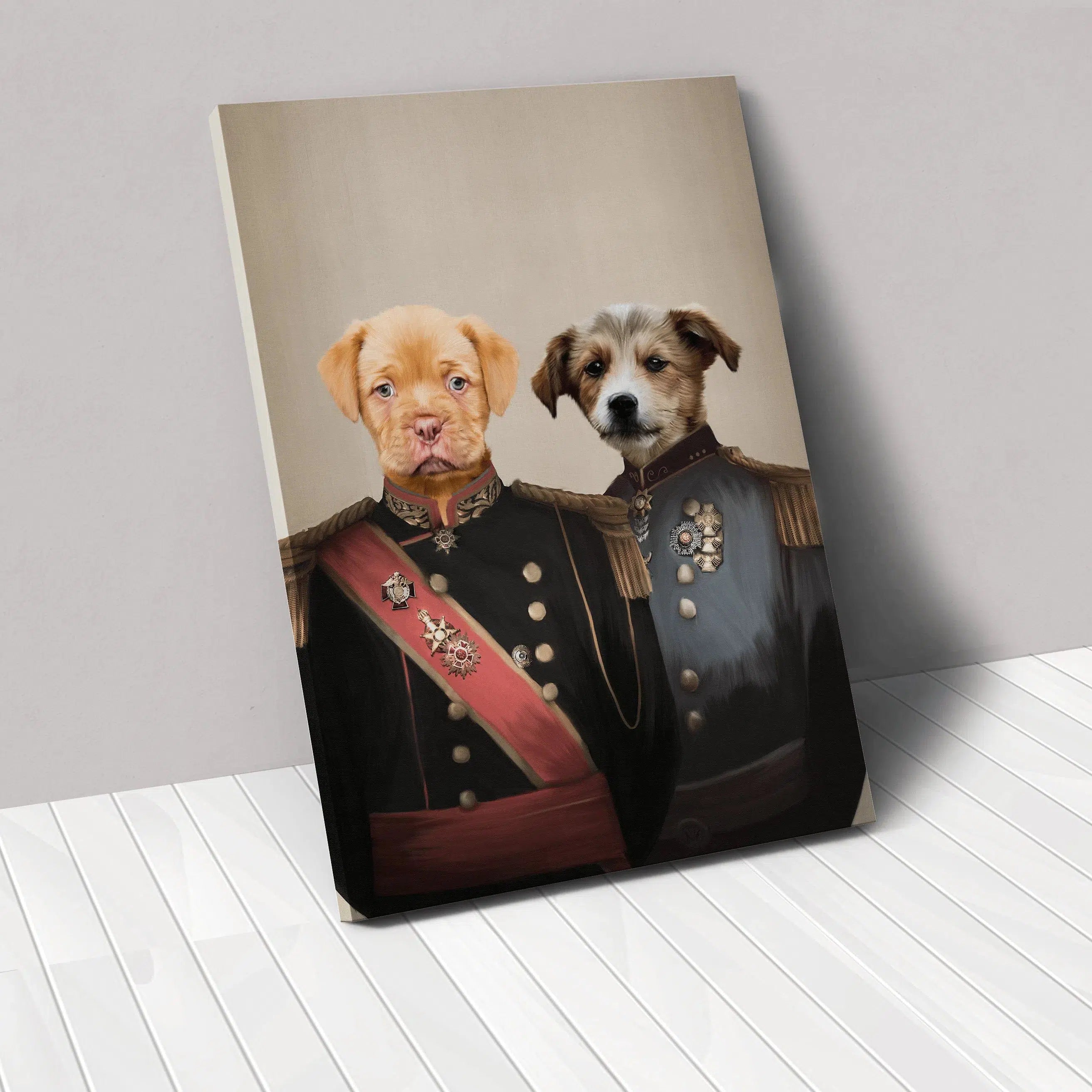 The War Heroes - Custom Pet Canvas