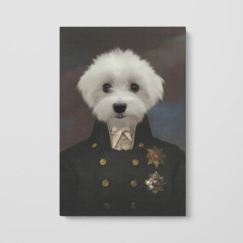 Crown and Paw - Canvas The Captain - Custom Pet Canvas