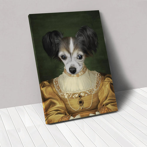 Crown and Paw - Canvas The Golden Girl - Custom Pet Canvas