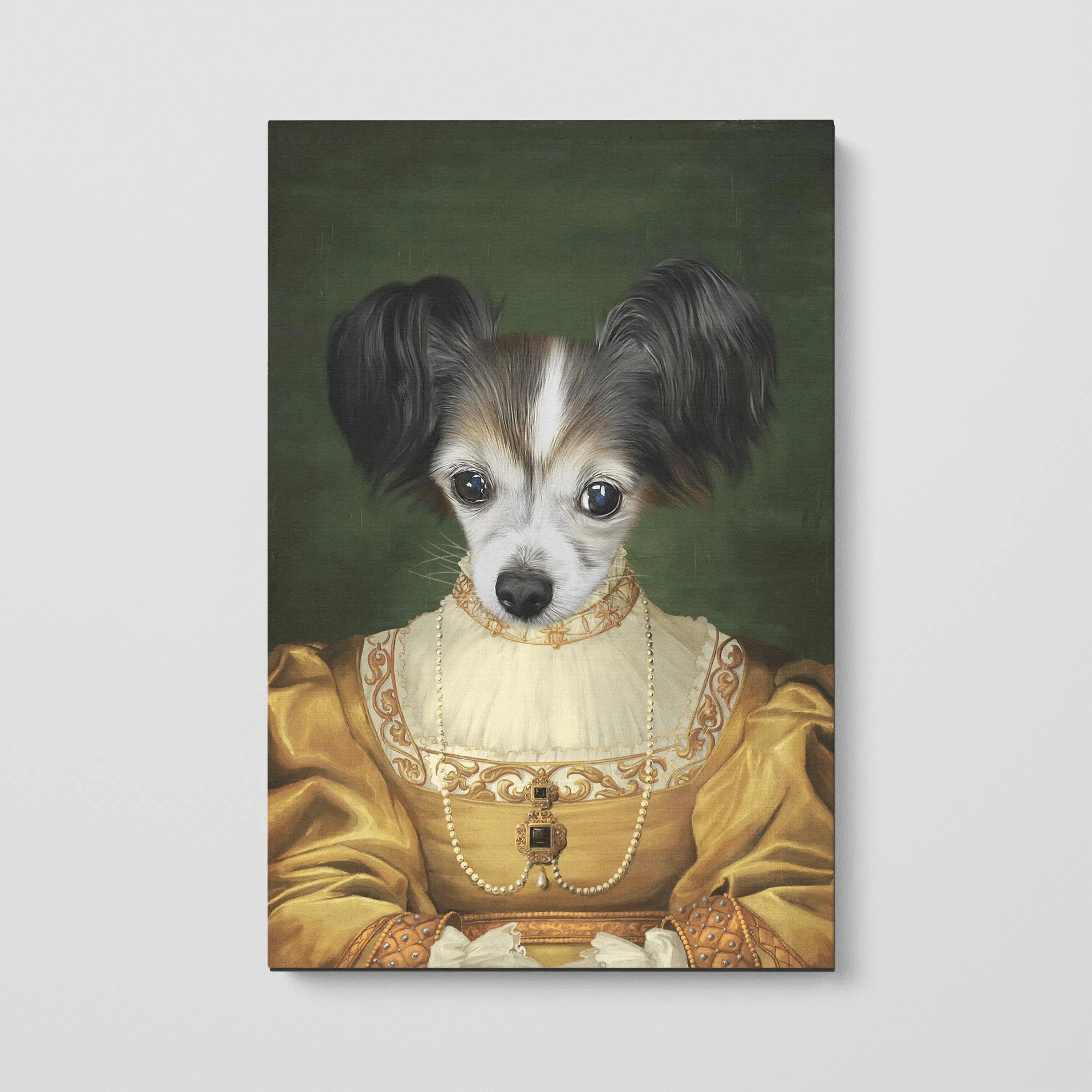 Crown and Paw - Canvas The Golden Girl - Custom Pet Canvas