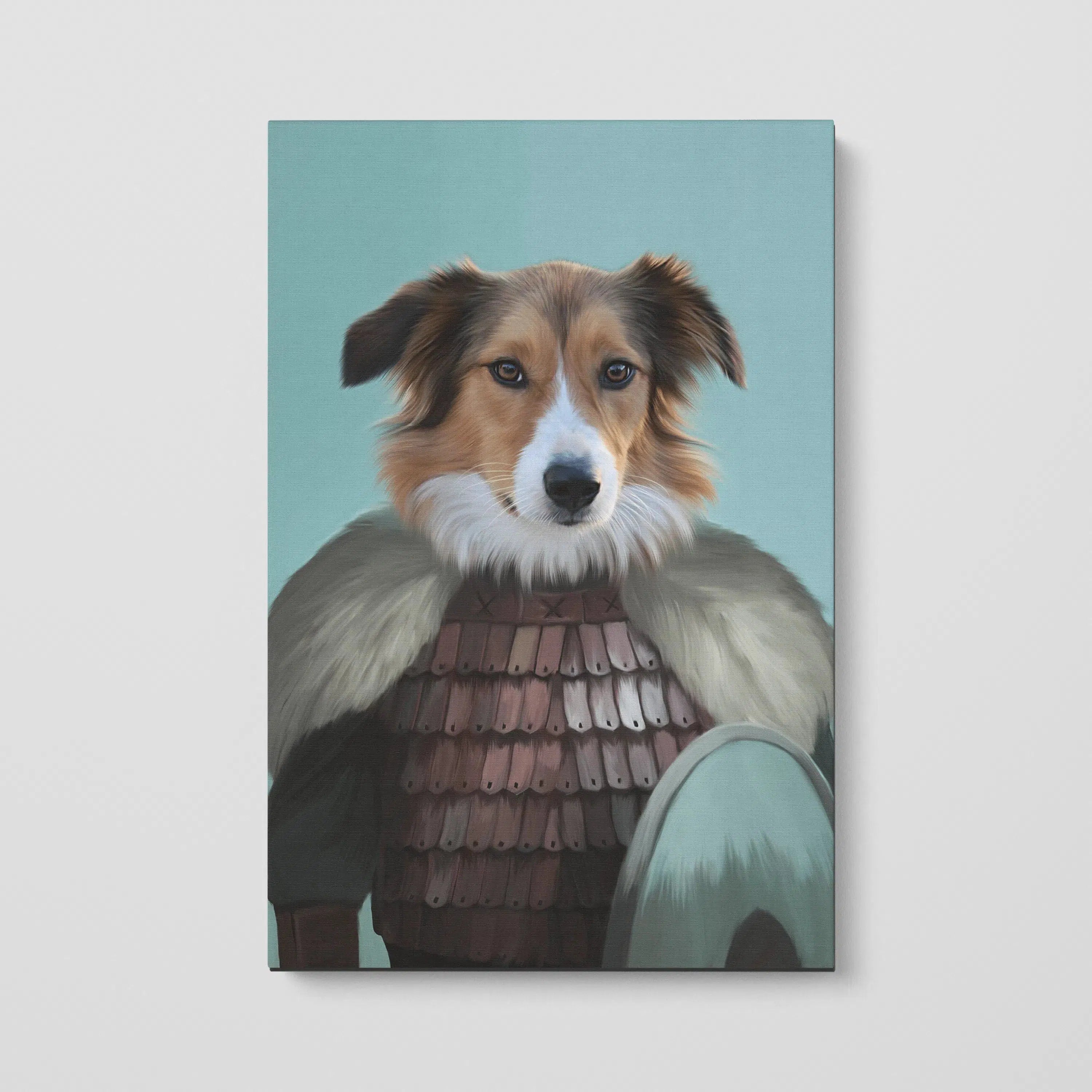 Crown and Paw - Canvas The Viking - Custom Pet Canvas