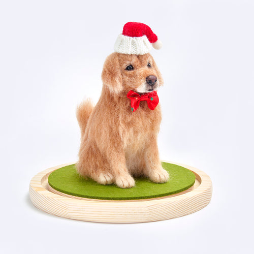 Handmade Pet Felt Miniature Ornament with FREE Display Cover