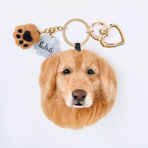 Handmade Pet Face Keychain From Photos