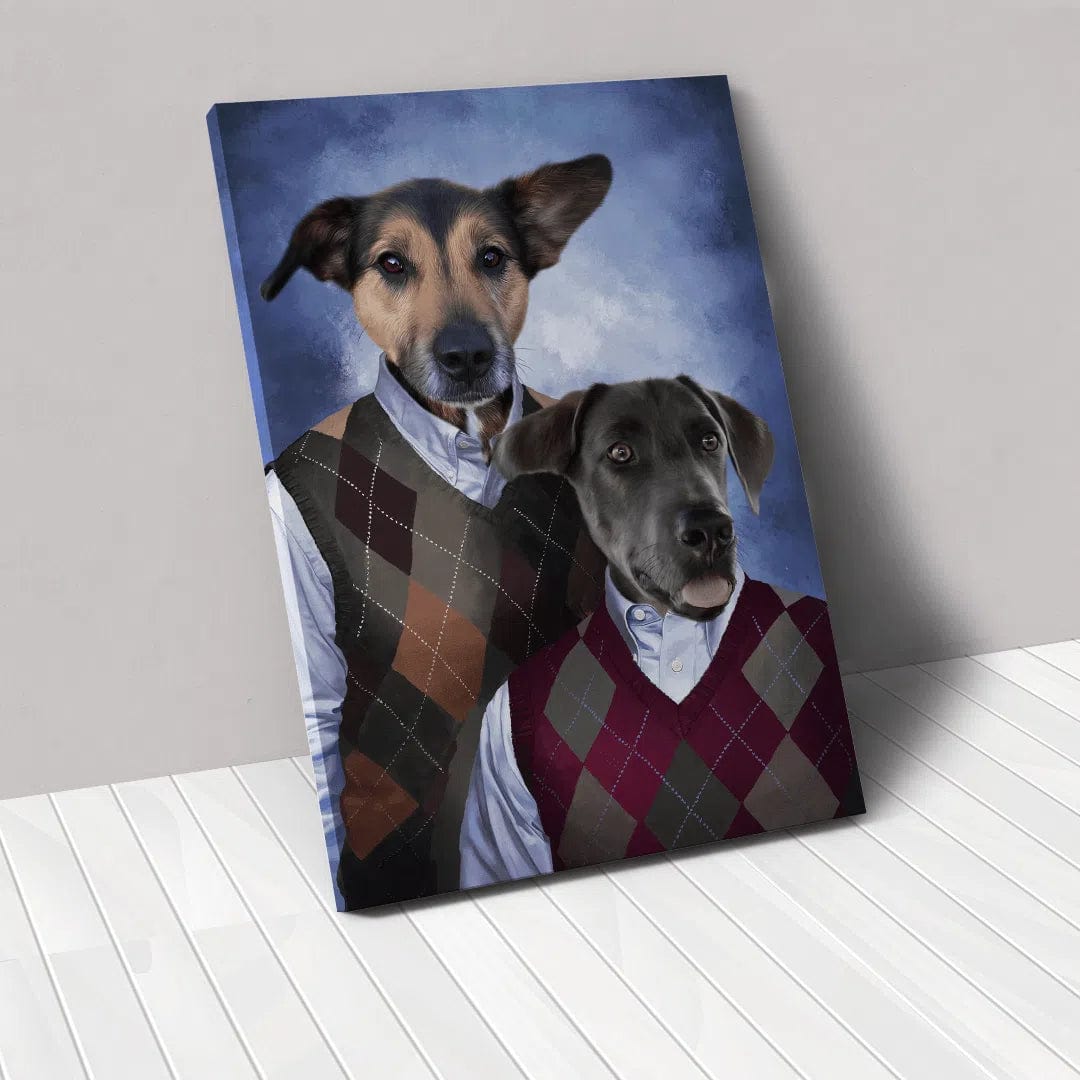 Crown and Paw - Canvas Step Brothers - Custom Pet Canvas