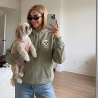 Custom Embroidered Pet Face Hoodie