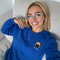 Custom Embroidered Pet Face Sweatshirt