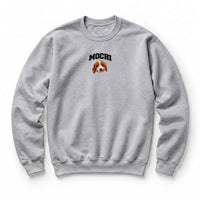 Custom Pet Face Embroidered College Sweatshirt