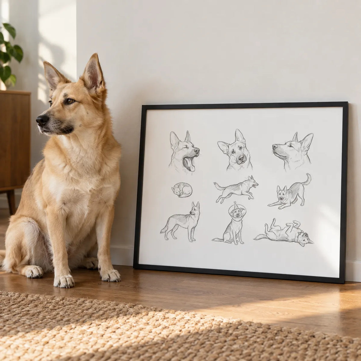 Pet Poses Sketch