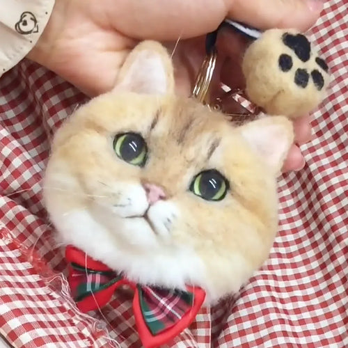 Handmade Pet Face Keychain From Photos