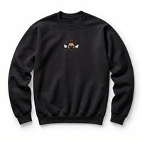 Custom Pet Memorial Sweatshirt with Embroidered Pet Portrait