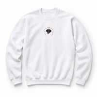 Custom Pet Memorial Sweatshirt with Embroidered Pet Portrait