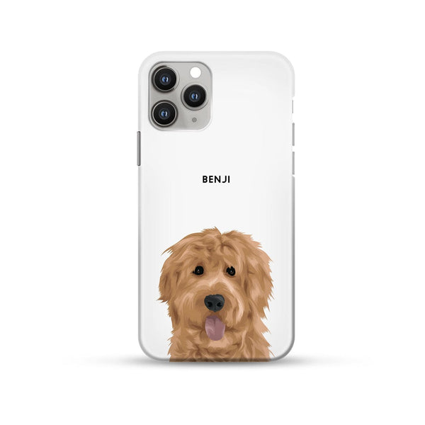 Modern Pet Portrait Phone Case - One Pet