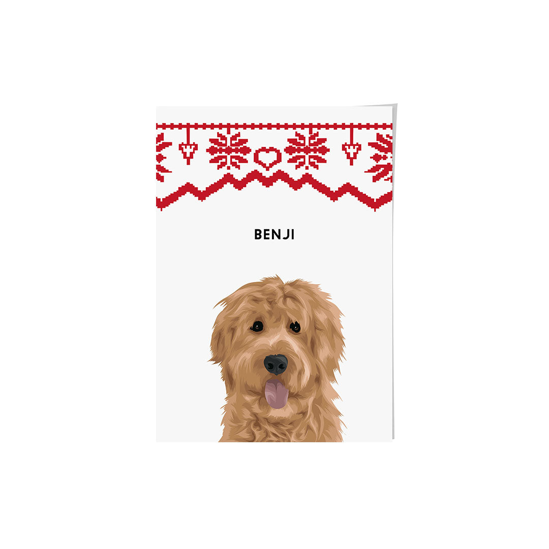 Christmas Pet Portrait - One Pet