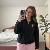 Custom Embroidered Pet Face Quarter Zip