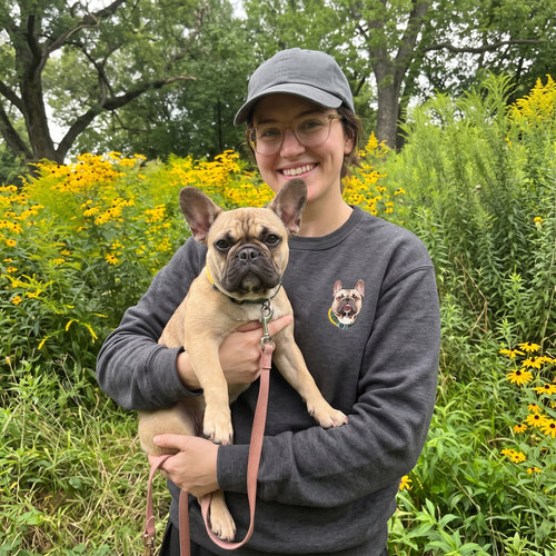 Custom Embroidered Pet Face Sweatshirt