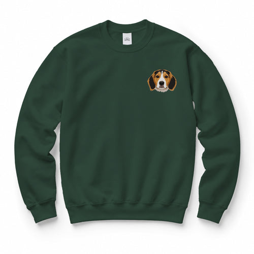 Custom Embroidered Pet Face Sweatshirt