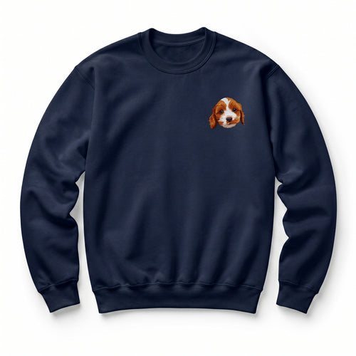 Custom Embroidered Pet Face Sweatshirt