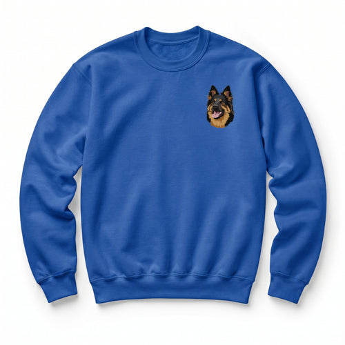 Custom Embroidered Pet Face Sweatshirt
