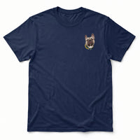 Custom Embroidered Pet Face Tee Shirt