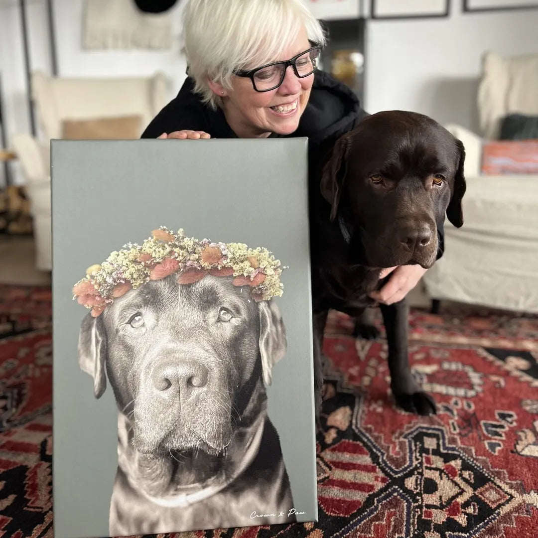 Dried Out Pet Portrait - Custom Canvas